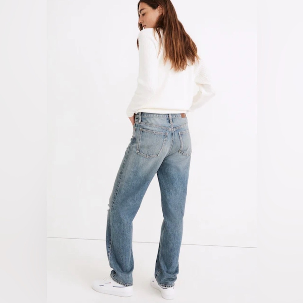 MADEWELL Denim The DadJean Duane Wash Ripped Edition Jeans Loose Fit Size 26 - Picture 2 of 12